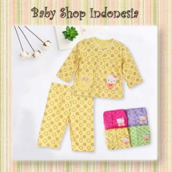 large piyama hello kitty kuning